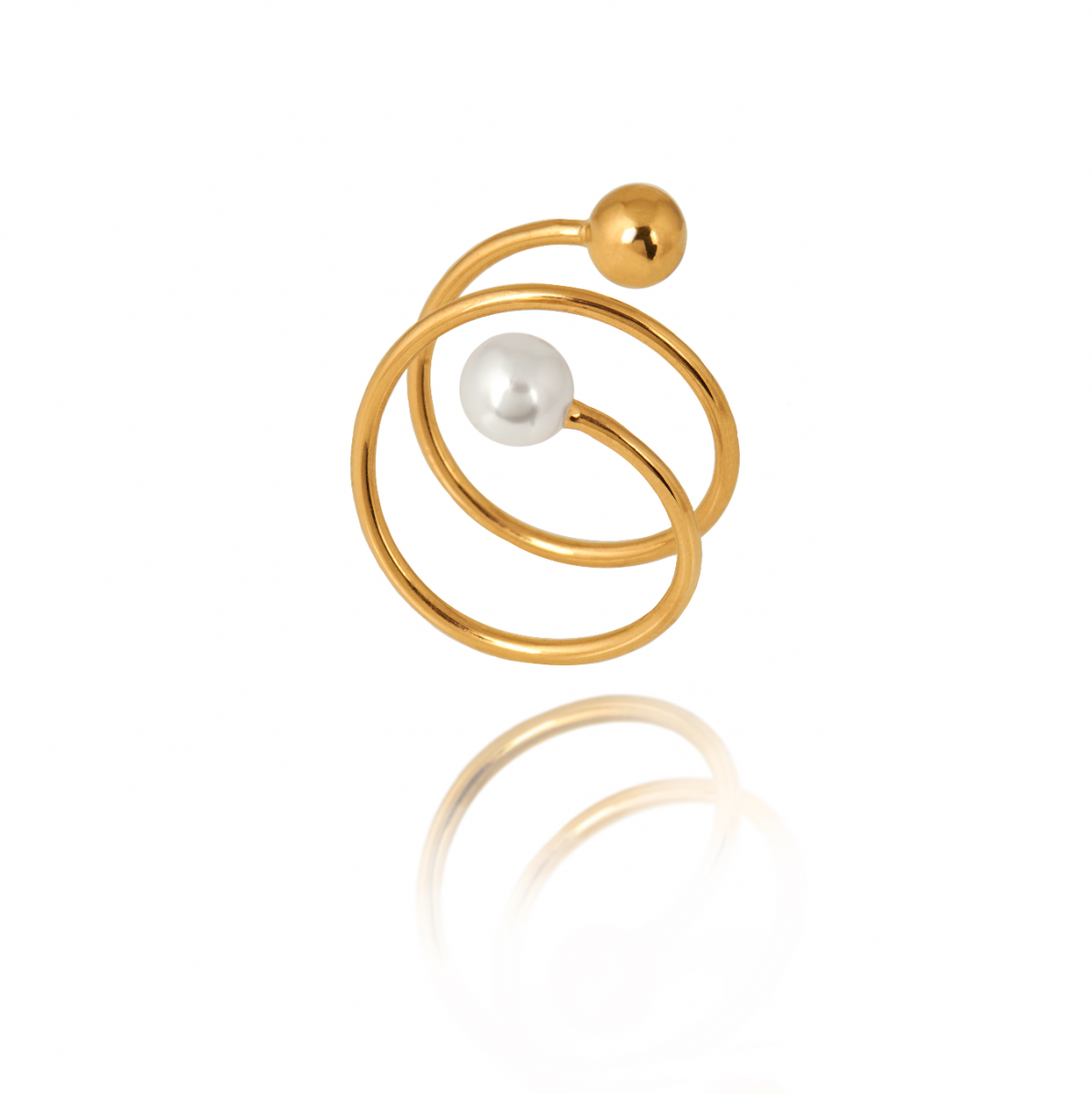 Pearl Triple Δαχτυλίδι