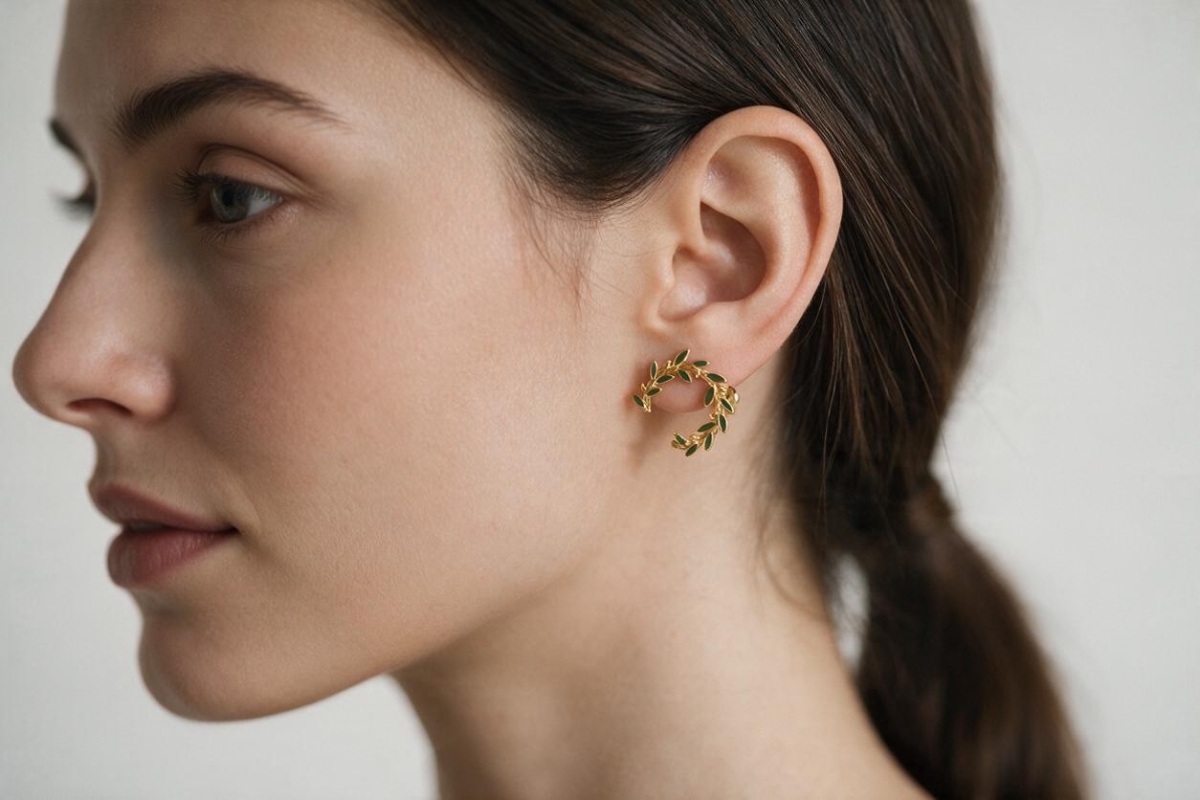 Olive Leaves Earrings