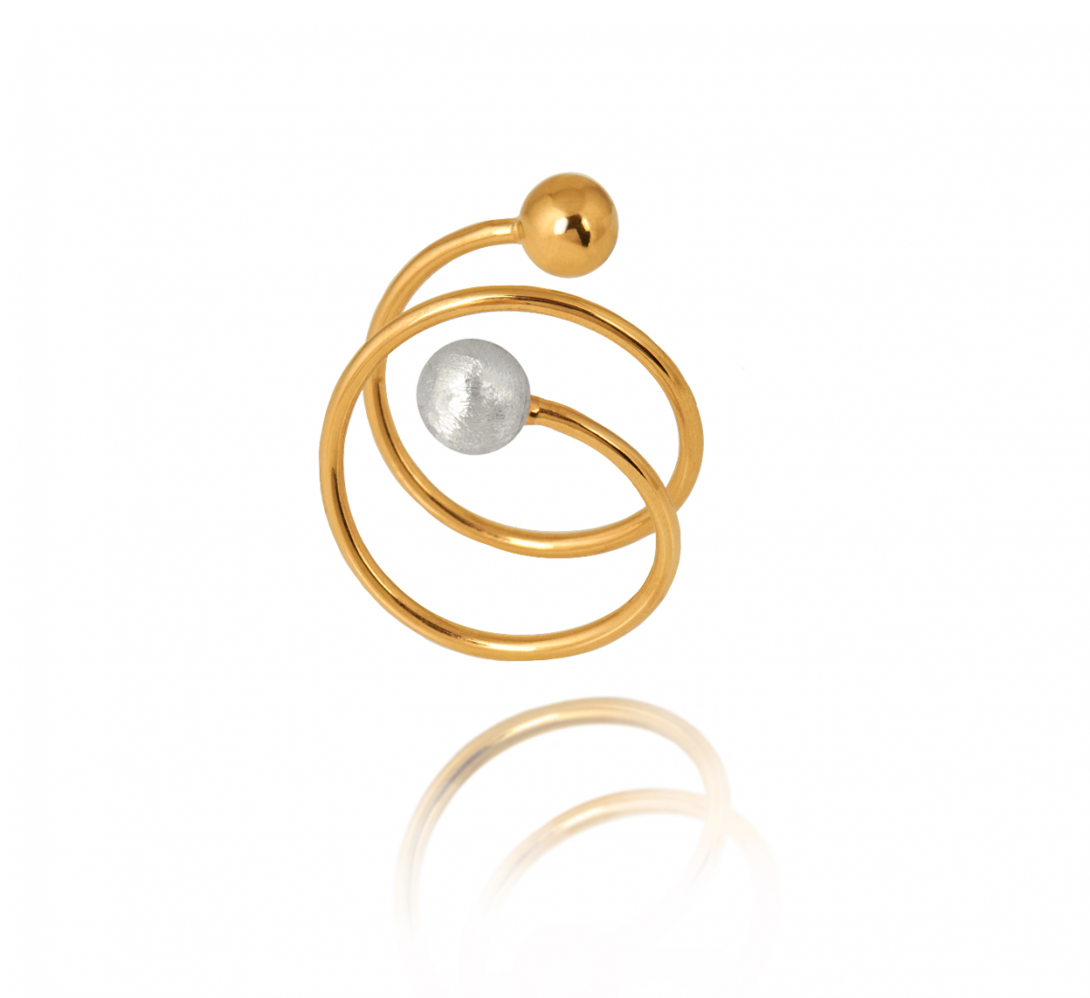 Two Colors Triple Δαχτυλίδι