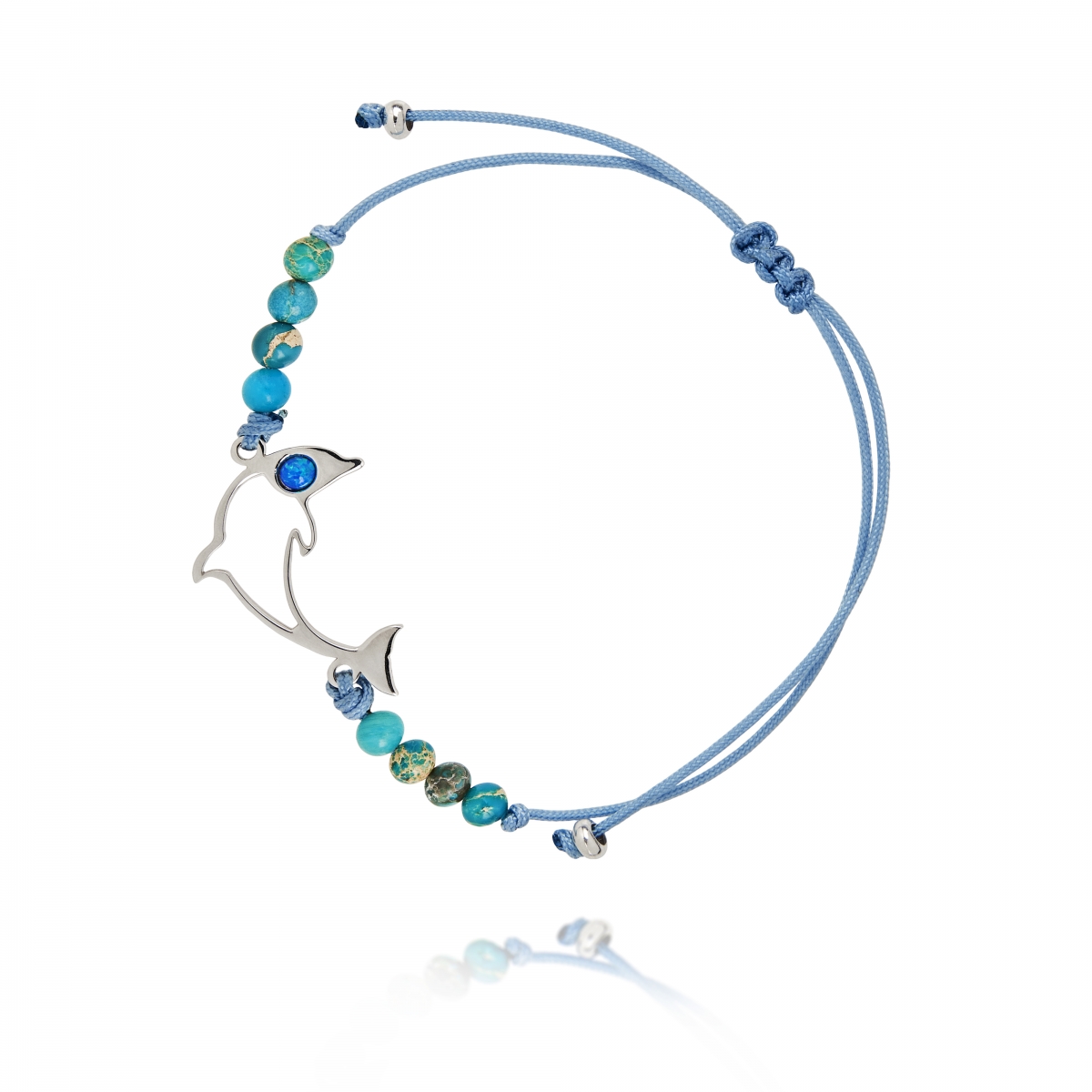 ΒΡΑΧΙΟΛΙ ΔΕΛΦΙΝΙ ΜΕ ΟΠΑΛ ΣΕ ΚΟΡΔΟΝΙ