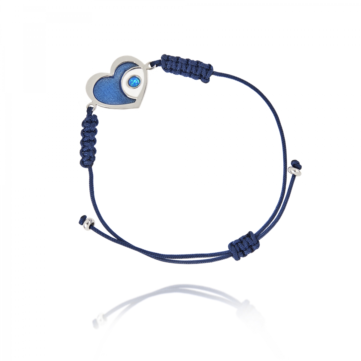 ΒΡΑΧΙΟΛΙ ΚΑΡΔΙΑ ΜΕ ΜΠΛΕ ΣΜΑΛΤΟ ΚΑΙ ΟΠΑΛ