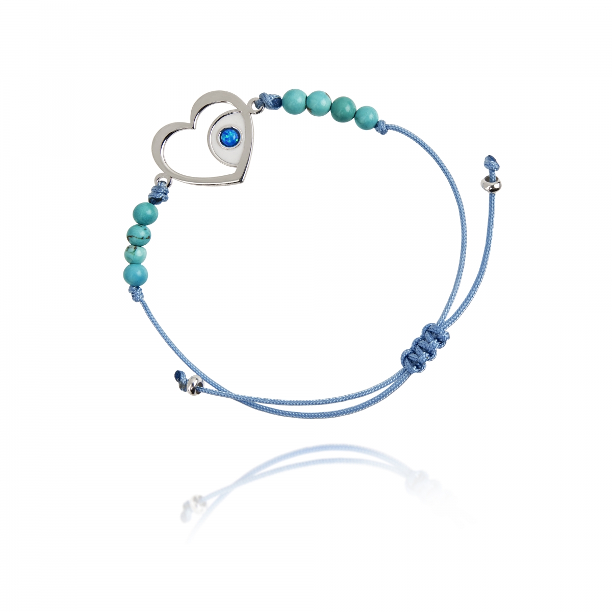 ΒΡΑΧΙΟΛΙ ΚΑΡΔΙΑ ΜΕ ΟΠΑΛ ΣΕ ΚΟΡΔΟΝΙ